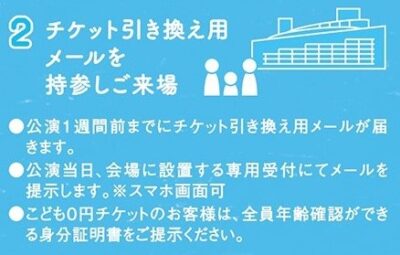 こども0円チケットのお知らせ – 8つの公演に無料招待いたしますの画像