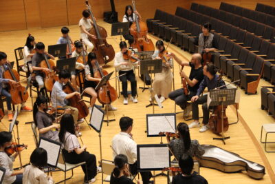 【新潟市ジュニアオーケストラ教室】ヴォーチェ弦楽四重奏団メンバーがワークショップをおこないました！の画像
