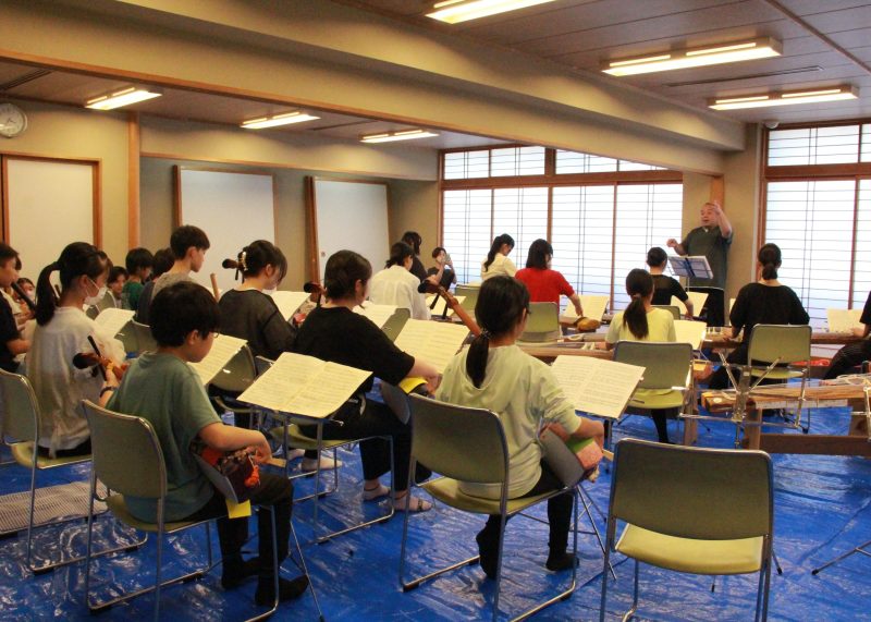 【ジュニア邦楽合奏団】7/26(土) 定期演奏会に向けて夏季合宿をおこないました！の画像