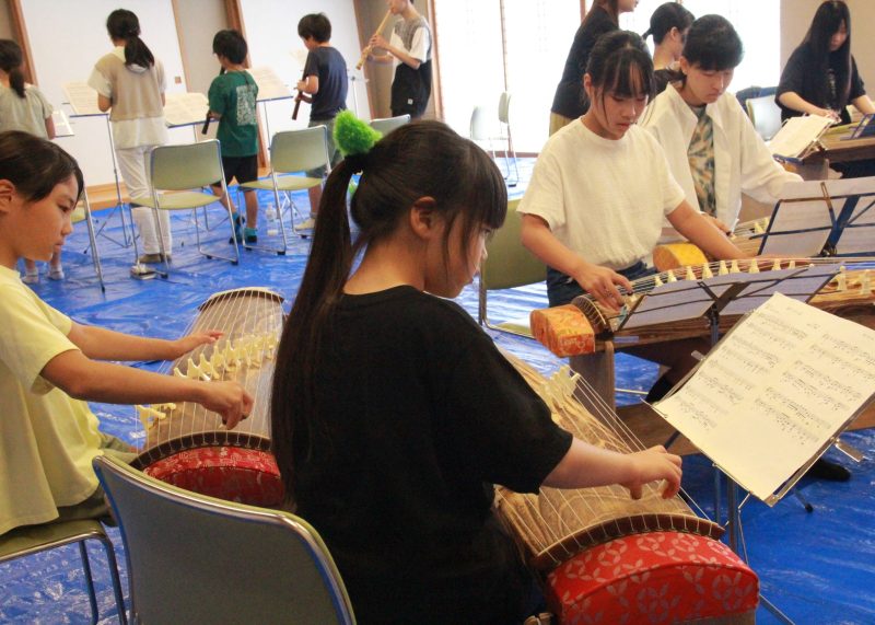 【ジュニア邦楽合奏団】7/26(土) 定期演奏会に向けて夏季合宿をおこないました！の画像